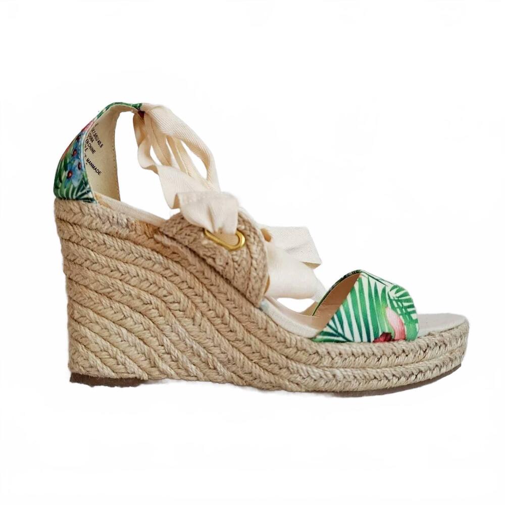 NEW SHOEDAZZLE women's nellie wedge sandal in green